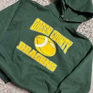 Vintage Oregon Football Green Hoodie